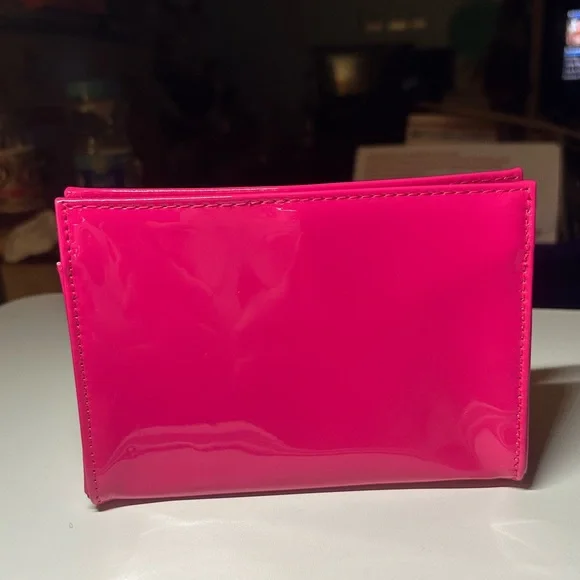 Yves Saint Laurent Hot Pink Patent Cosmetic Pouch - Picture 2 of 11